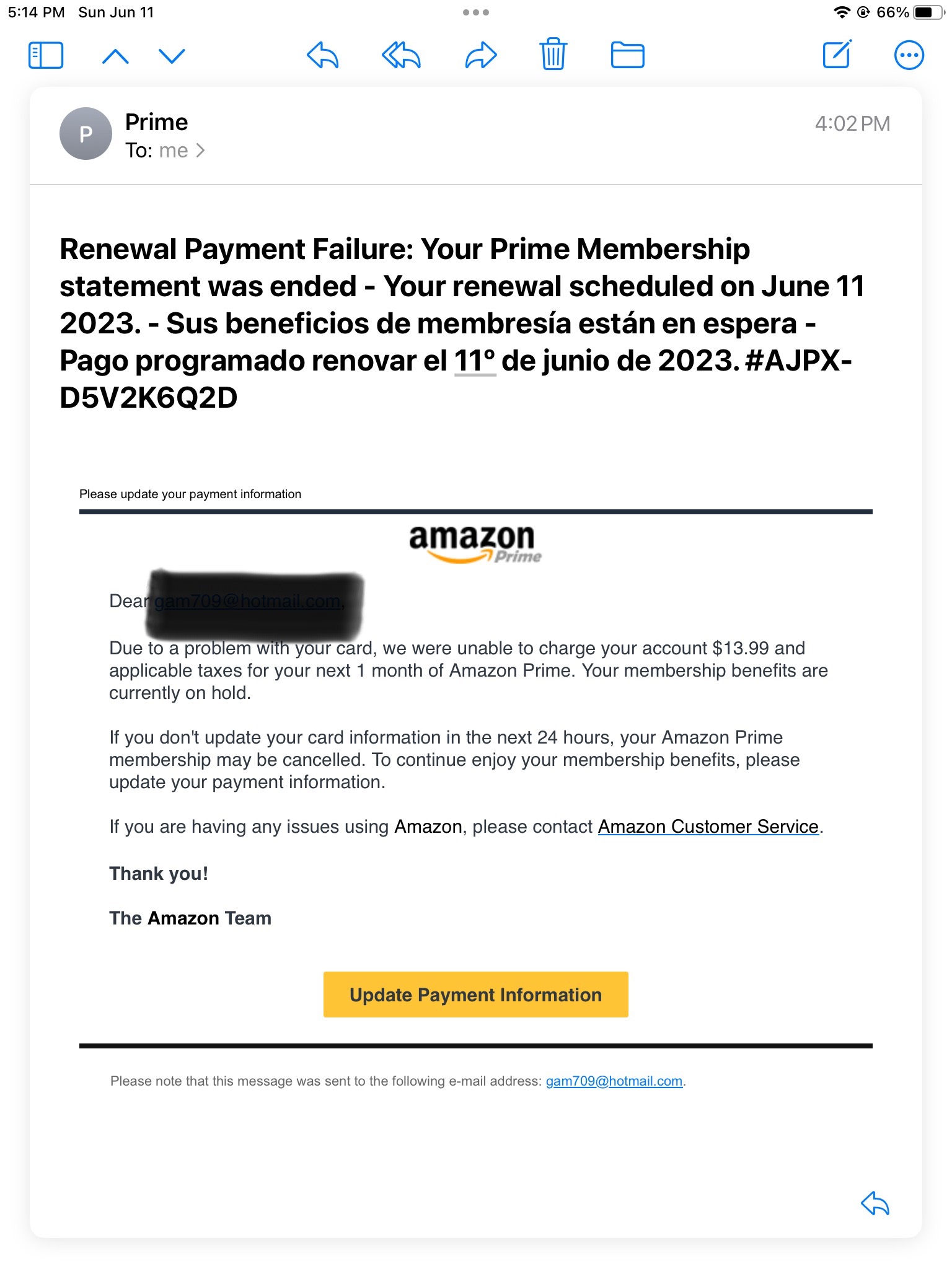 no option to report phishing emails in hotmail.com??? - Microsoft Q&A