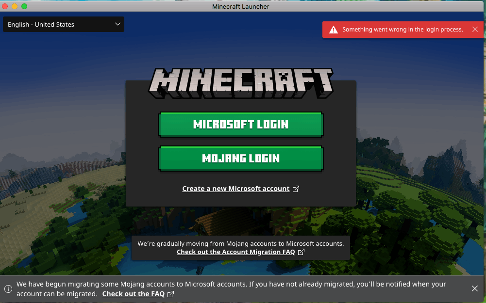 Error message showing - Cannot Login using Microsoft Login in Minecraft ...