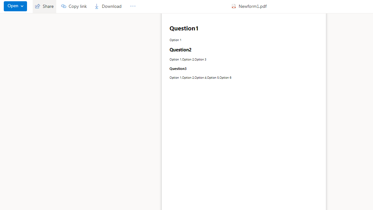 Forms Multiple Choice answers aren't showing up when viewed! PLEASE ...