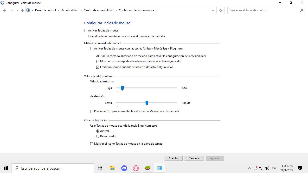 Panel de control no guarda los cambios aplicados - Microsoft Q&A