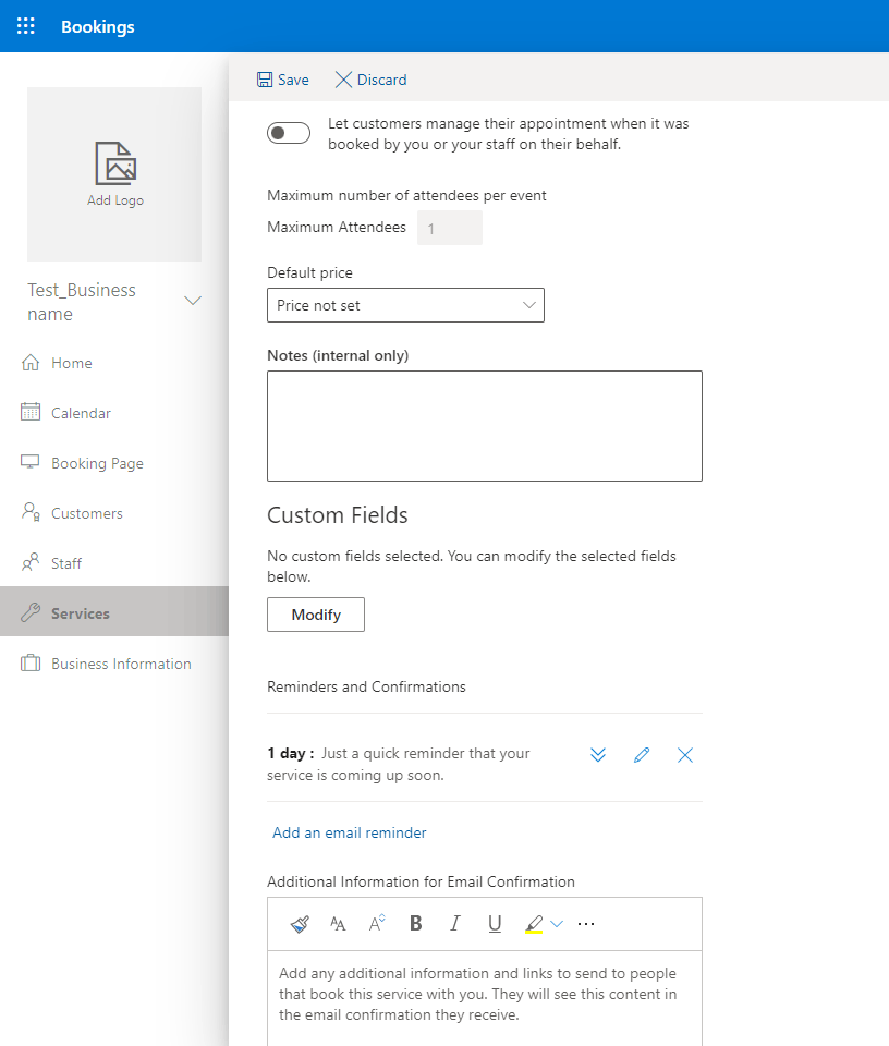 Bookings Time increments issue - Microsoft Q&A