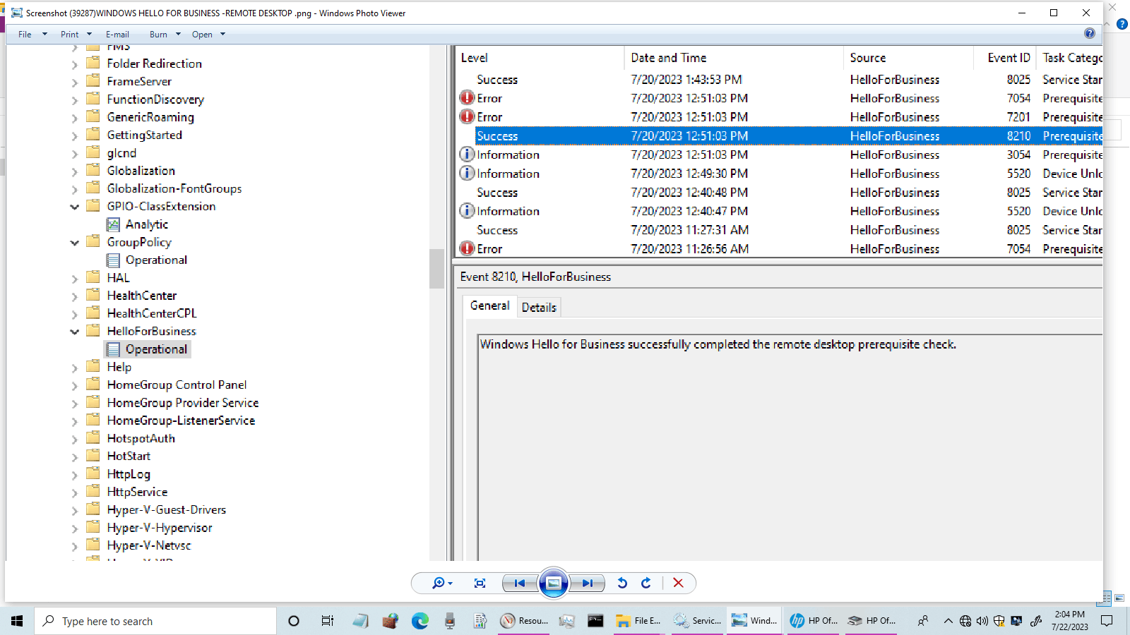 How Does Windows Hello for Business Remote Desktop get configured on my ...