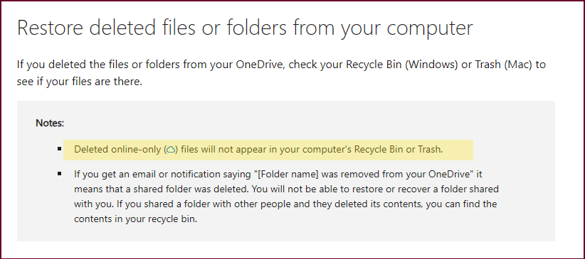 Deleted OneDrive off of my laptop and now all of my personal pics and ...