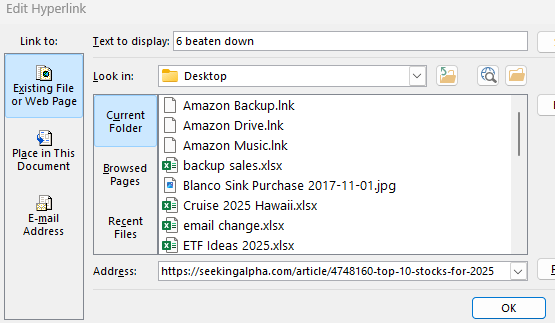 After adding a new column with a hyperlink in one cell, cannot open ...
