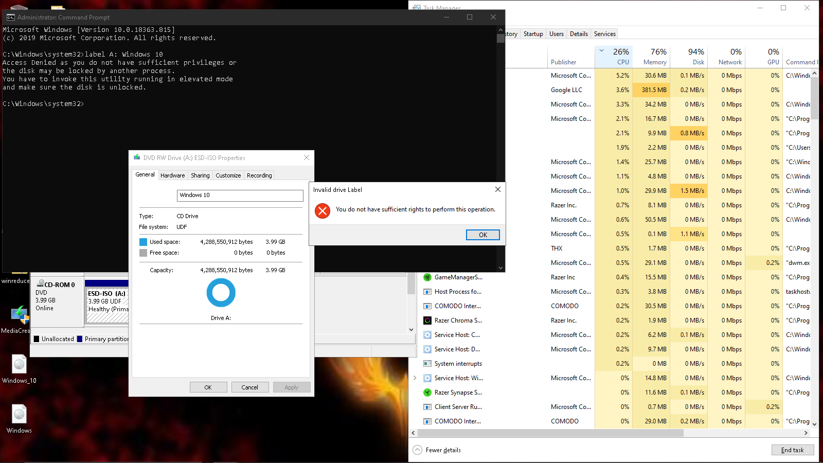 Renaming a DVD/CD - Microsoft Q&A