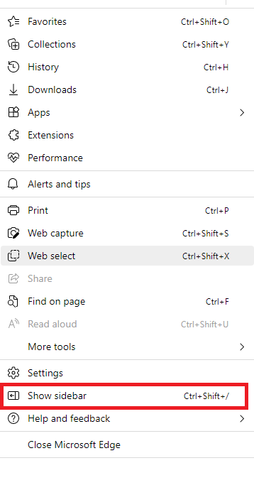 Microsoft Edge new sidebar - Microsoft Q&A