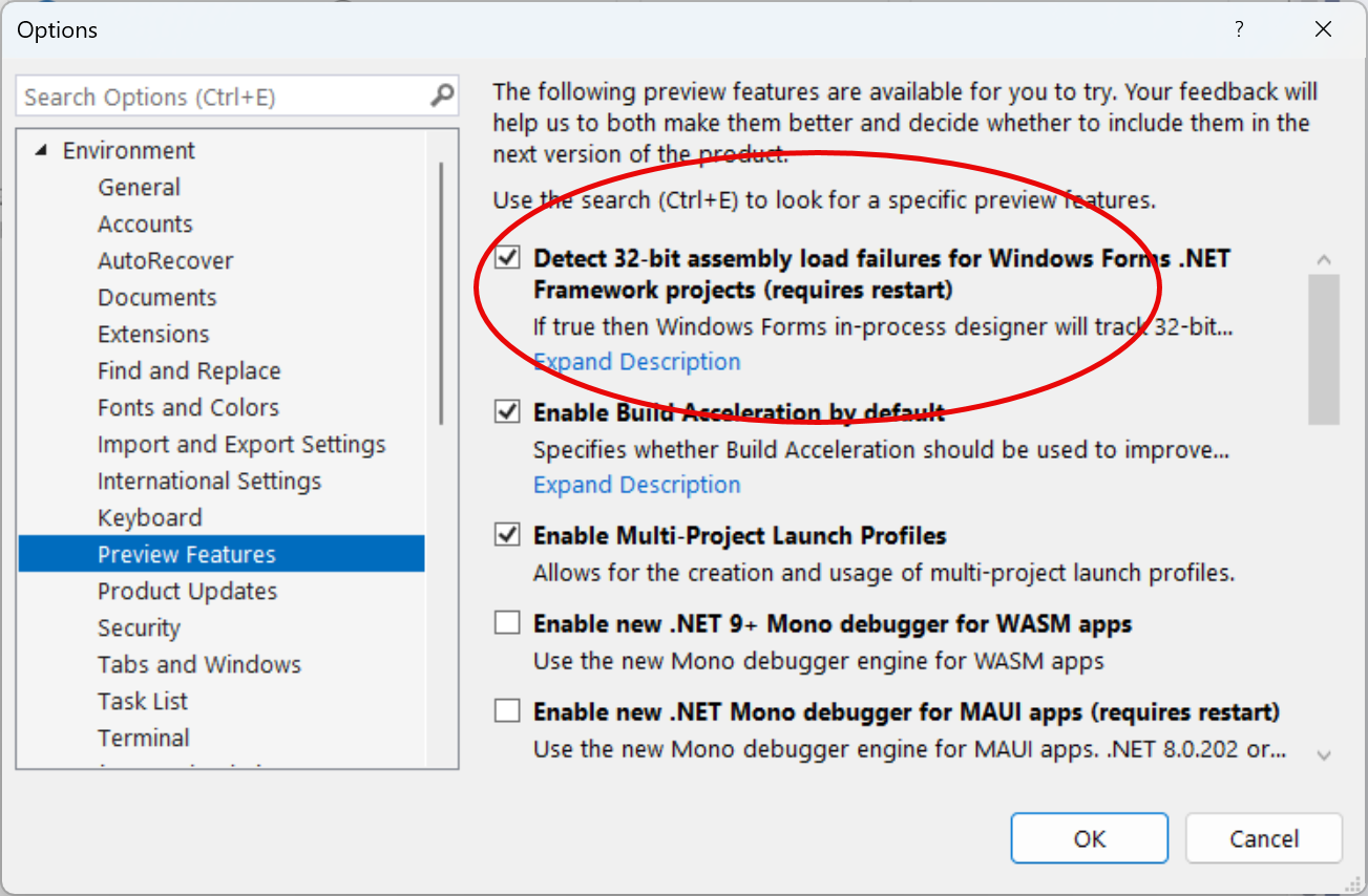 Project is using out of process designer - Microsoft Q&A