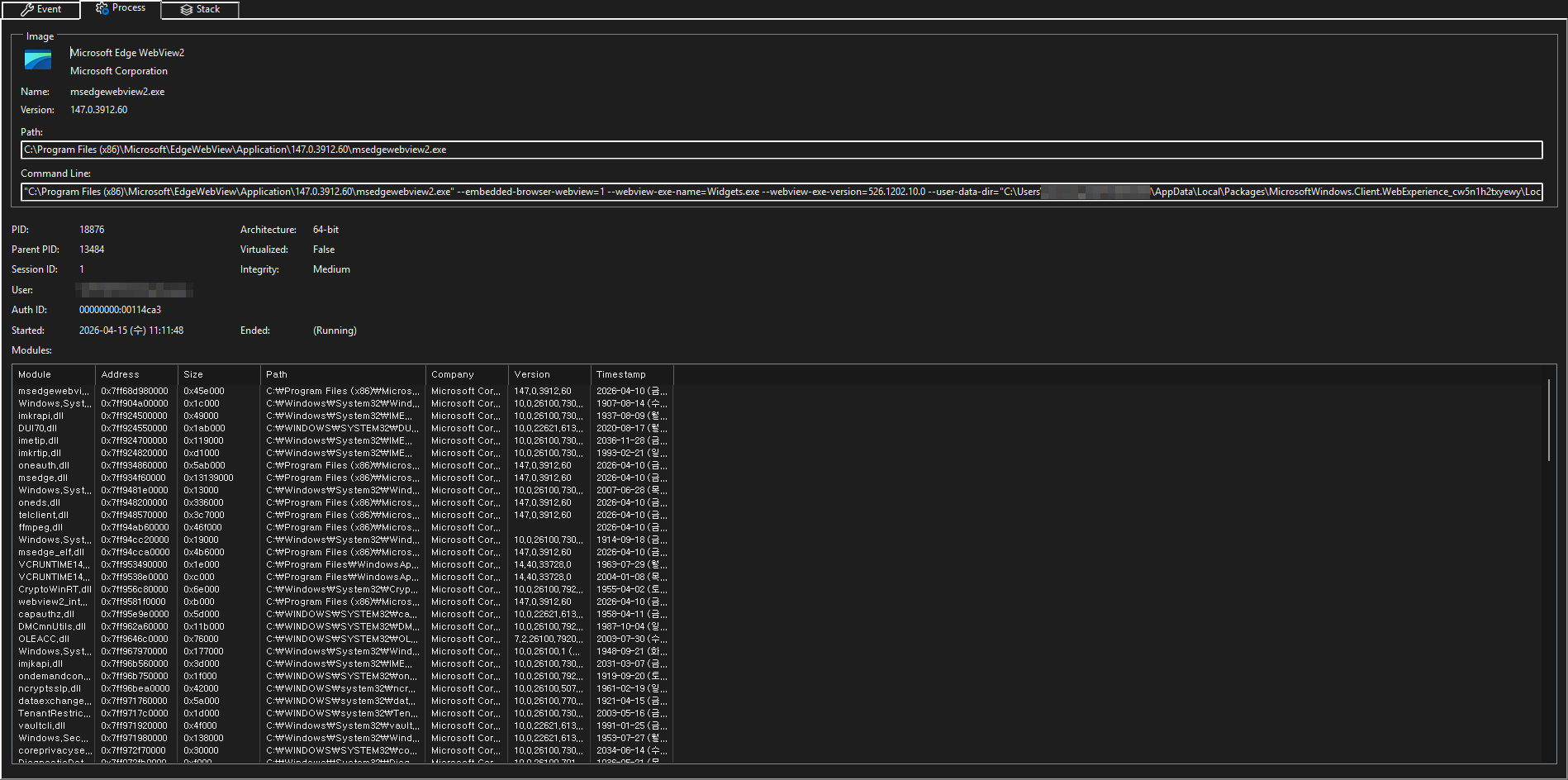 Screenshot 3 - Process
