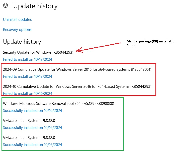 Windows Updates failing error code 0x80070003 - Microsoft Q&A
