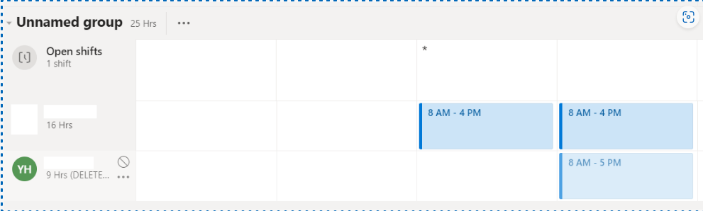 User within Teams-Shifts shows up twice, sometimes with deleted ...