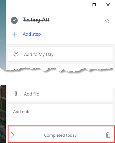 Can you date stamp when a task is completed in To Do/ - Microsoft Q&A