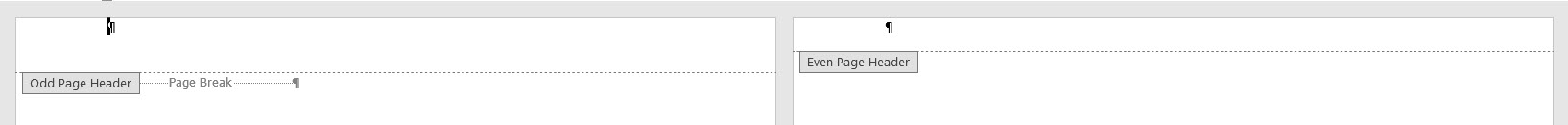 Header and Footer spacing that is different on odd and even pages ...