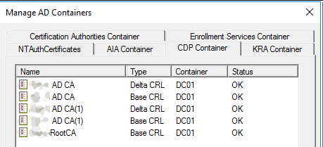 Configuring Enterprise Subordinate CA in a heterogeneous setup ...