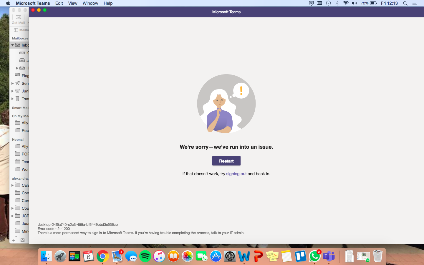 Microsoft Teams Mac app not working - Microsoft Q&A