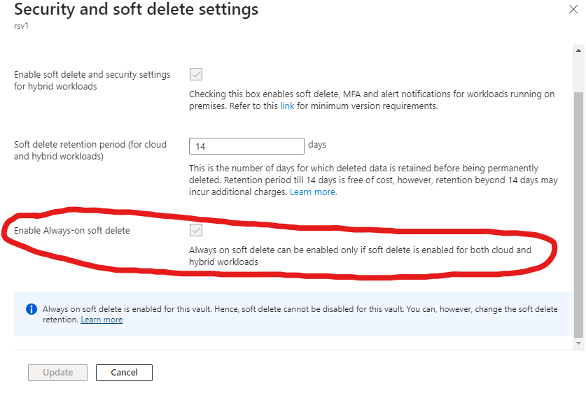 How Azure Backup Soft Delete protects from Accidental deletes, Malicious  and Ransomware threats - Microsoft Community Hub