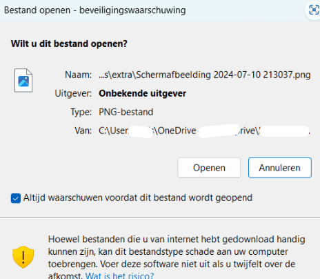 windows 11 does not trust files from onedrive - Microsoft Q&A