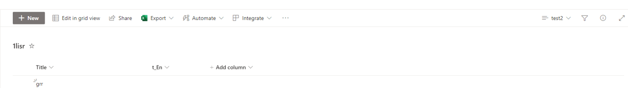 Bug in the way view filters work - Microsoft Q&A