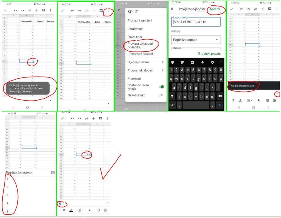 Google sheets Data validation drop down menu doesn't work properly in ...