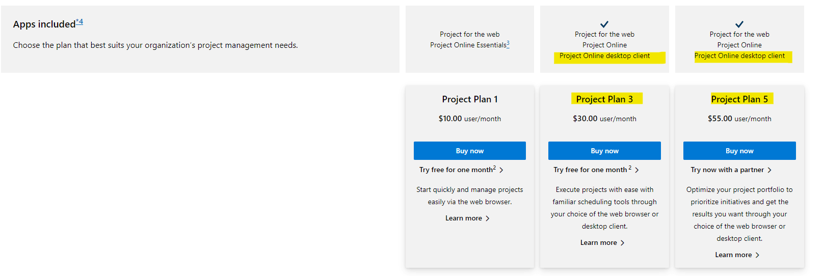 Which MS project package can I buy and install if I'm using MS office ...