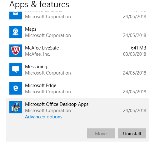 Question| How Do I Remove The Pre-Installed Office 2016 From
