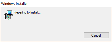 Windows 10 "windows installer- preparing to install" problem ...
