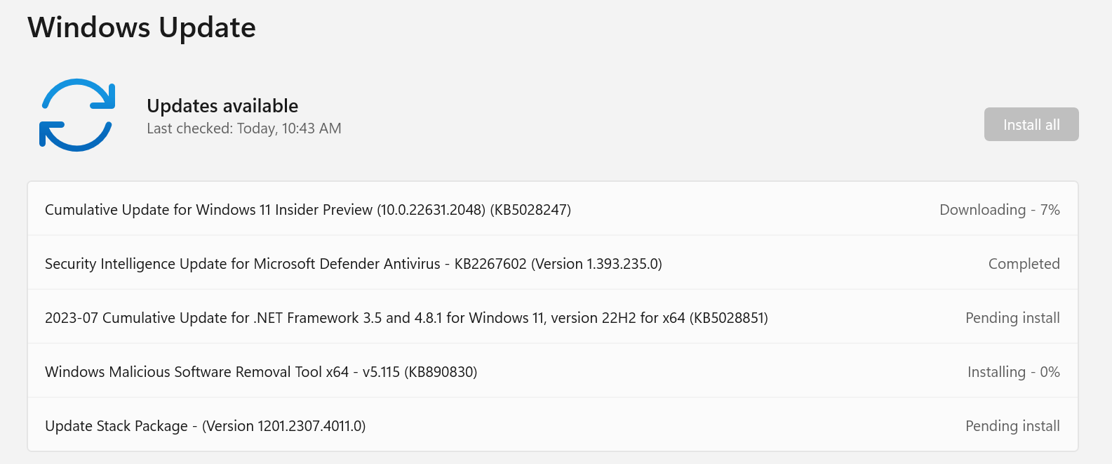 Builds 22621.2048 & 22631.2048 out to Beta Channel Insiders - Microsoft Q&A