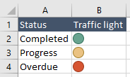 Icon Sets in Excel - Traffic Light Usage with Text Commands - Microsoft Q&A
