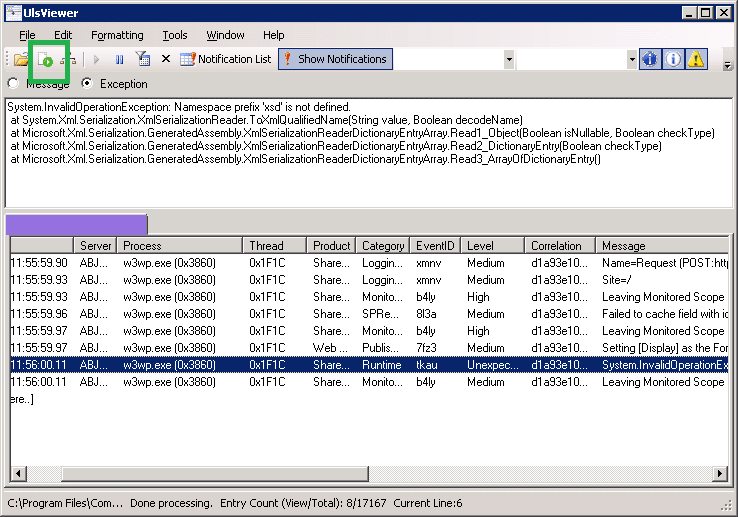 how-to-use-uls-viewer-sharepoint-2013