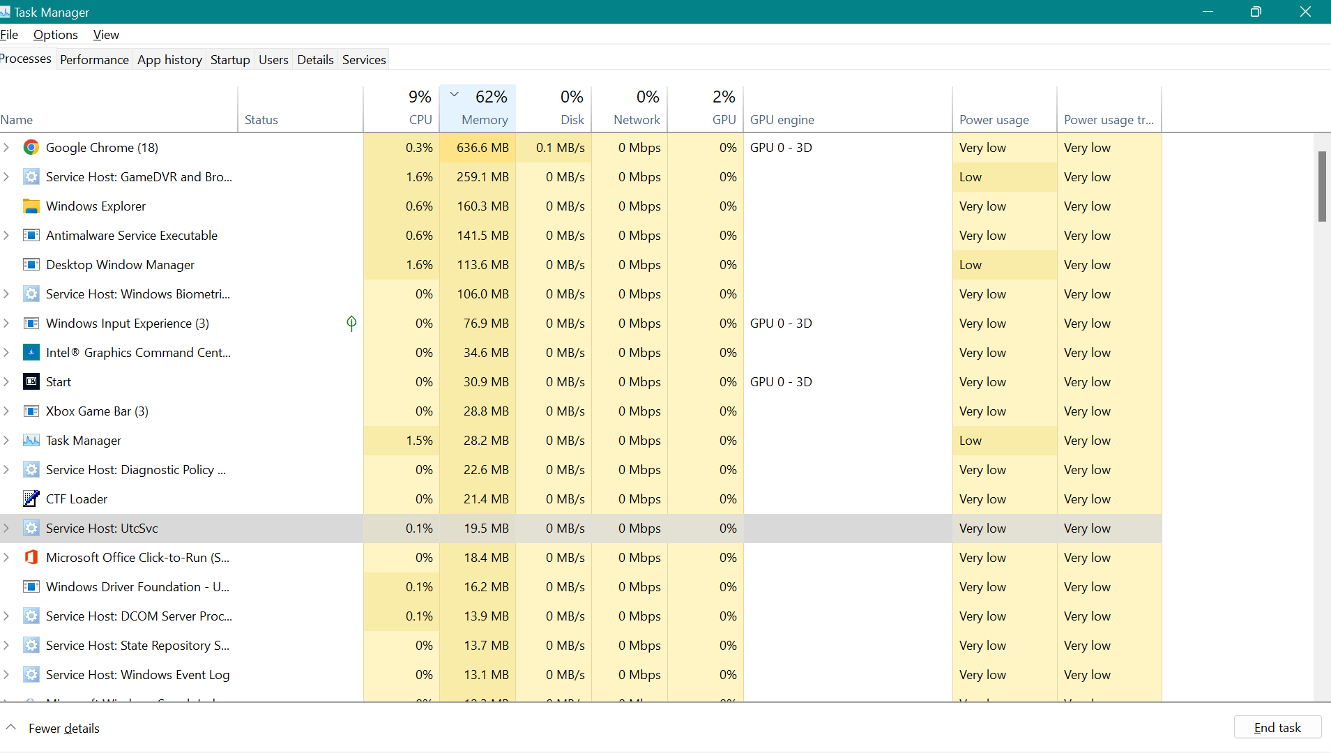 Windows taking up lots of RAM or memory - Microsoft Q&A