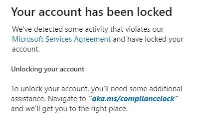 How to unlock my account - Microsoft Q&A