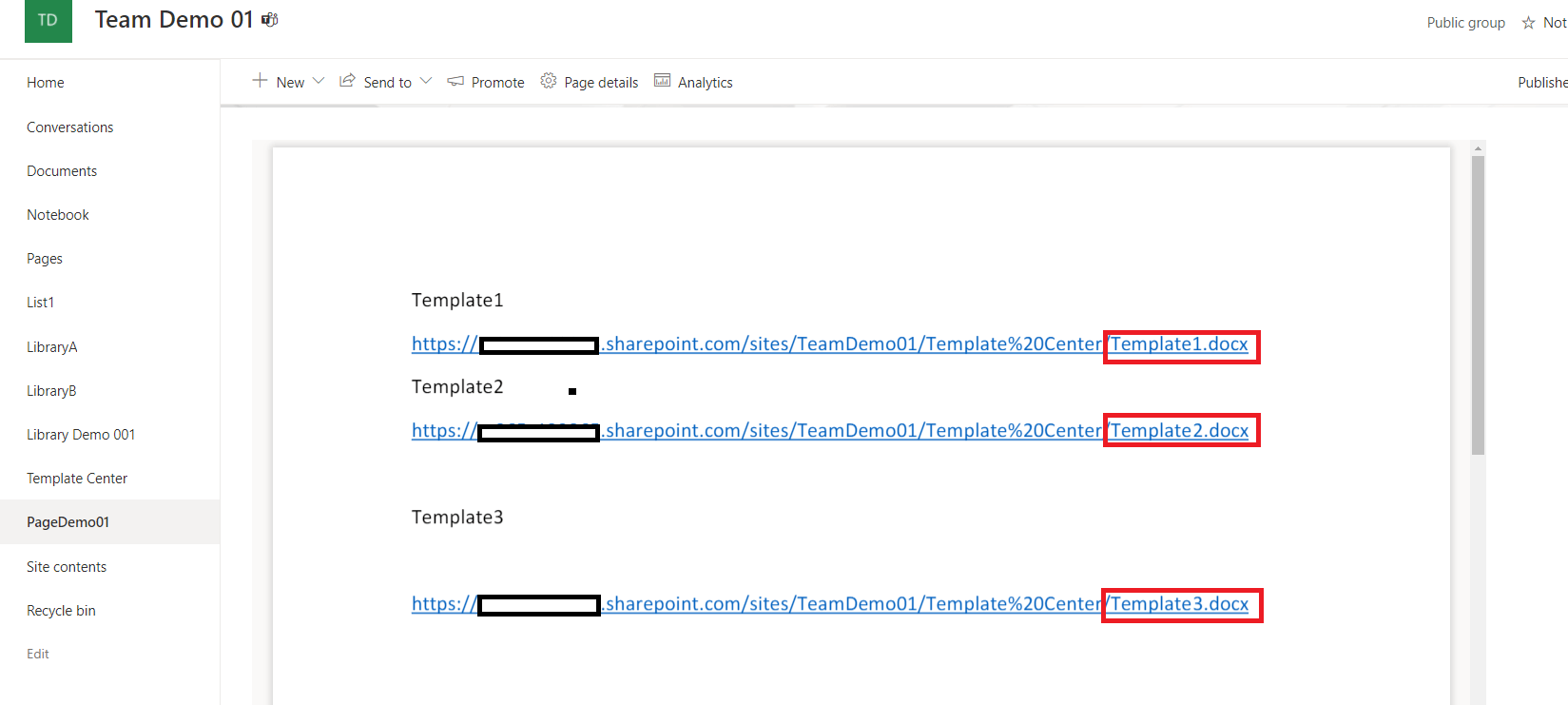 Using template documents in SharePoint Online - Microsoft Q&A