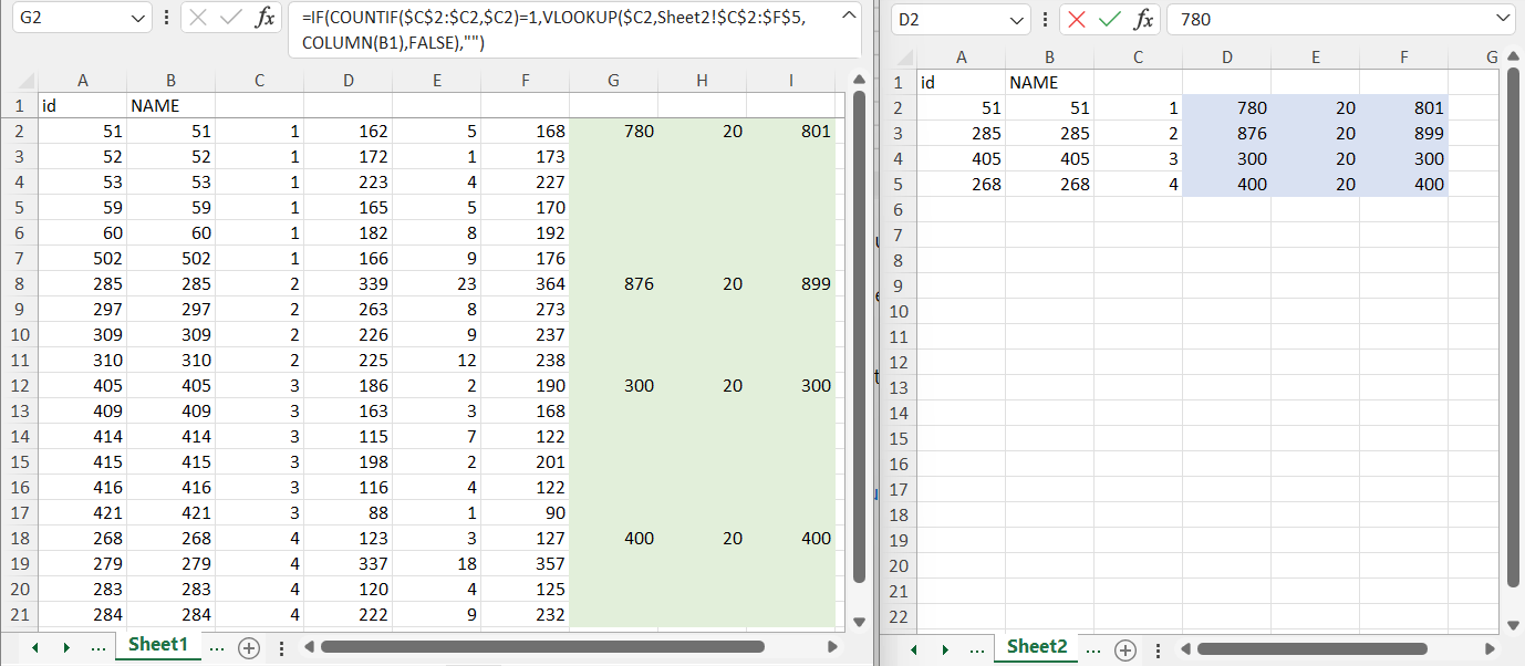 A Question Concerning Matching Columns & Rows - Microsoft Q&A