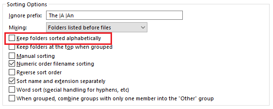 How do I set Windows Explorer folders to arrange all subfolders at the ...