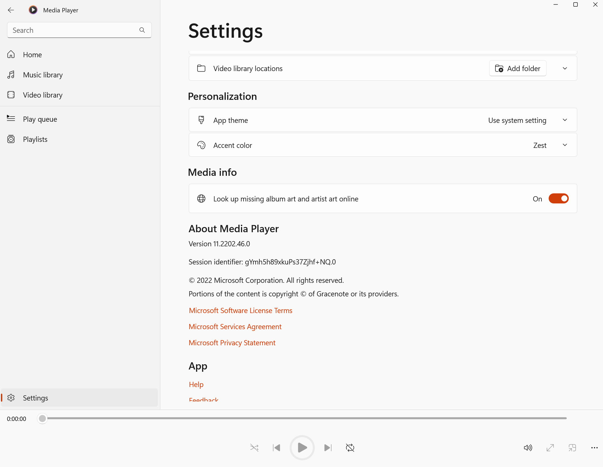 microsoft windows 10 media player