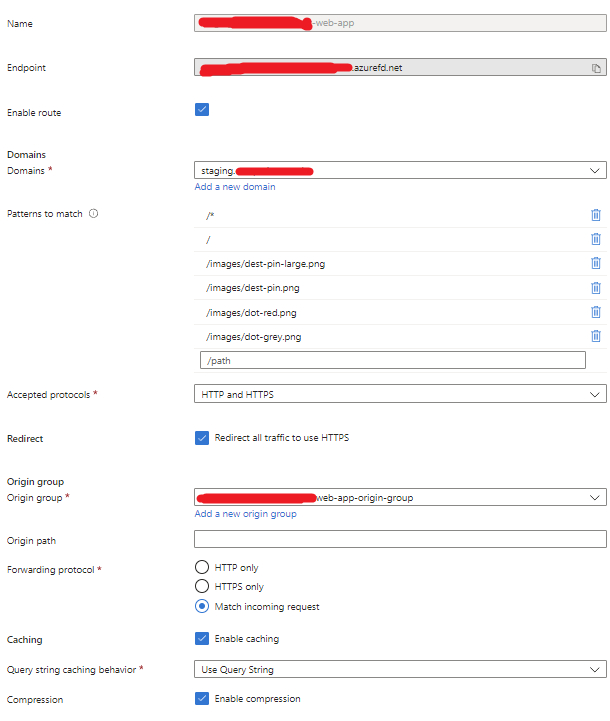 Web-App route