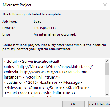 Connect to Project Server Online 2013 using local install of MS Project ...