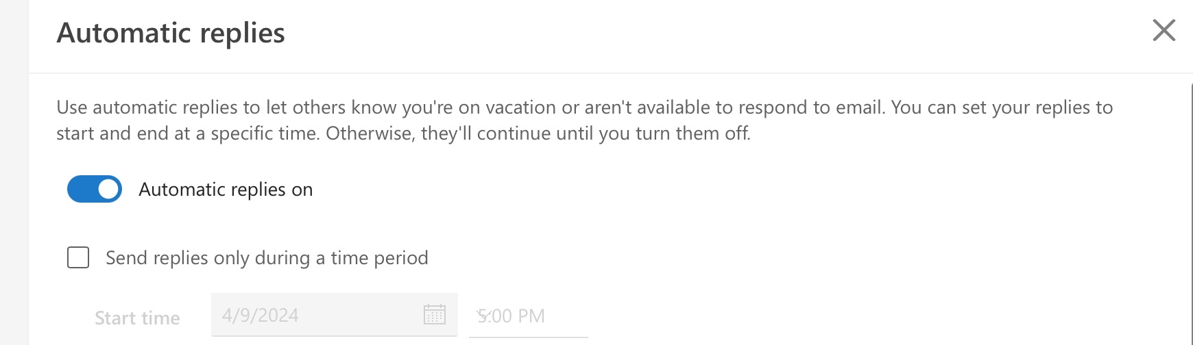Automatic replies turned on but recipients not getting them - Microsoft Q&A