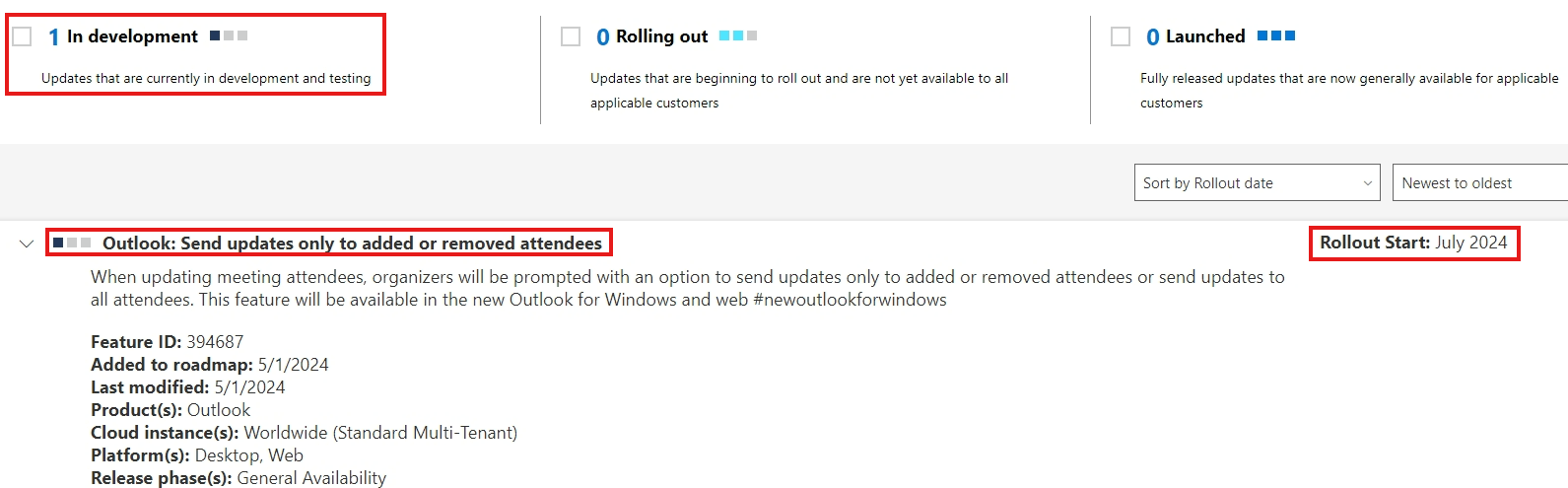 Send Update to only added or deleted attendees...not working ...