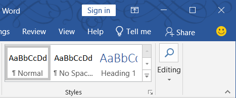 „Sign in” in the ribbon of Word - Microsoft Q&A