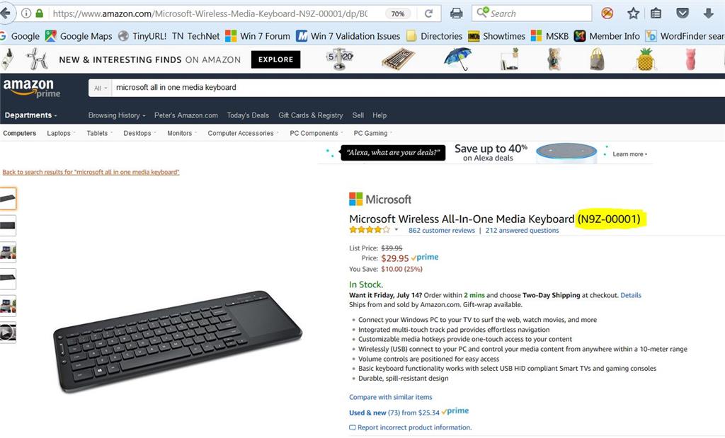 Microsoft All-in-One Media Keyboard - Microsoft Q&A
