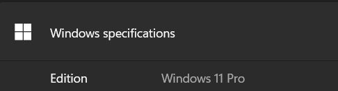 Windows Edition