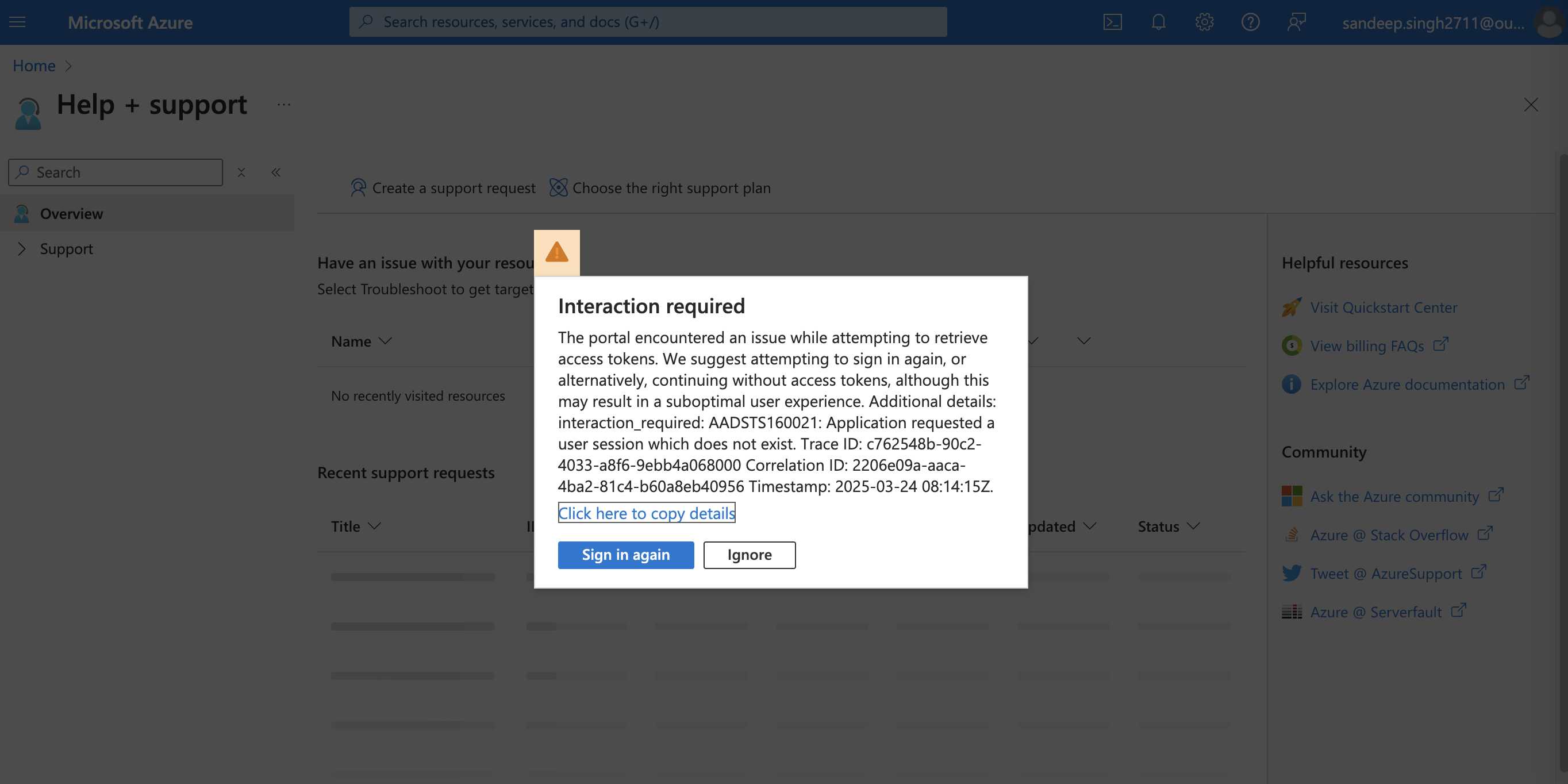 Unable to setup Free Account in Azure - Microsoft Q&A