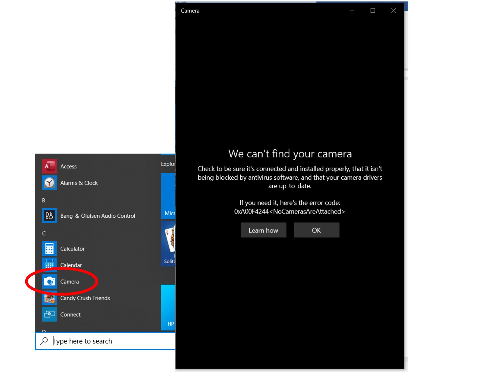 Windows 10 - HP ENVY_Wide Vision_HD Camera Disconnected_Device Not ...