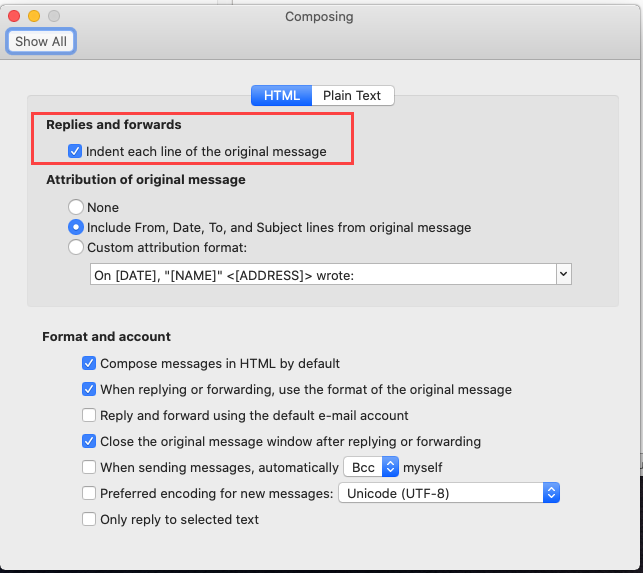 How to have replies in an email properly indented? - Microsoft Q&A
