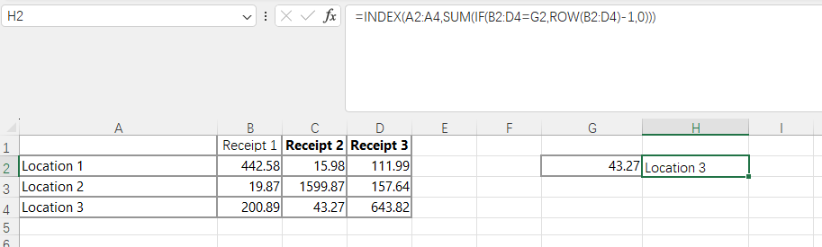 Is there an Inverted Index/Match Function? - Microsoft Q&A