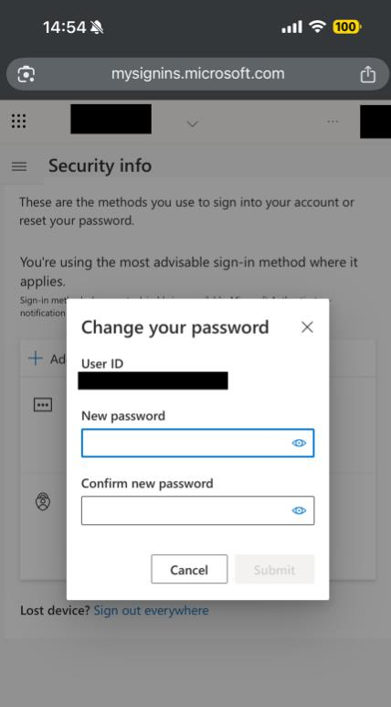 i forgot my account password and i cant reset it by using the security ...