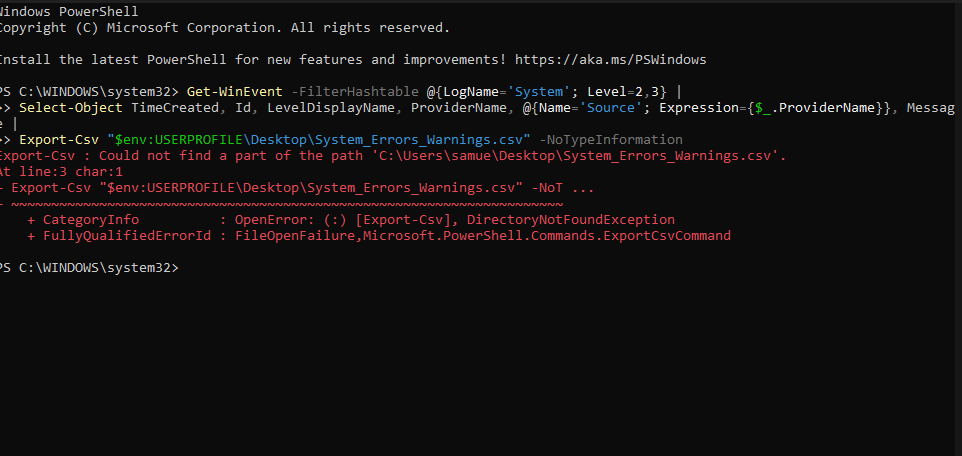 PC crashing, event viewer errors Event 6008, Event 161, Event 41 ...