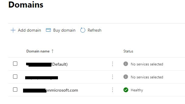 Microsoft 365 - Admin Center - Settings - Cannot connect any custom ...