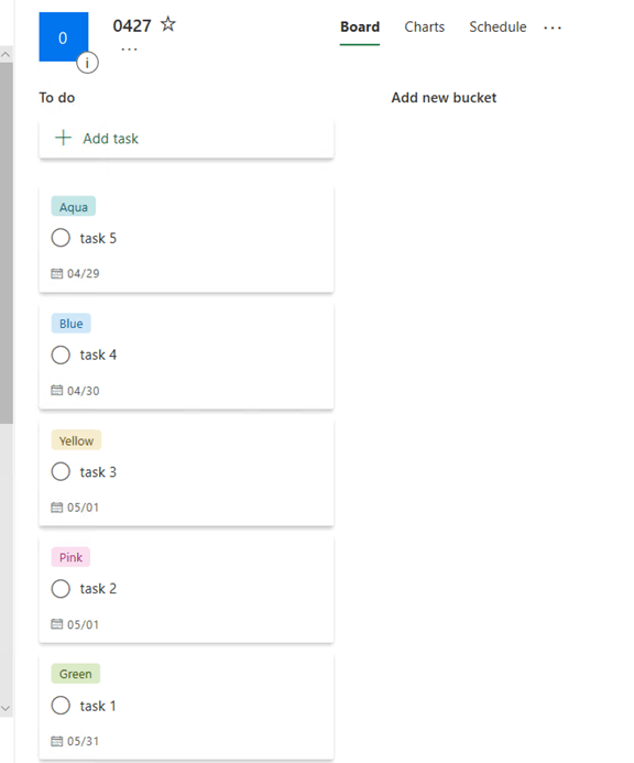 Planner - Schedule view - Microsoft Q&A