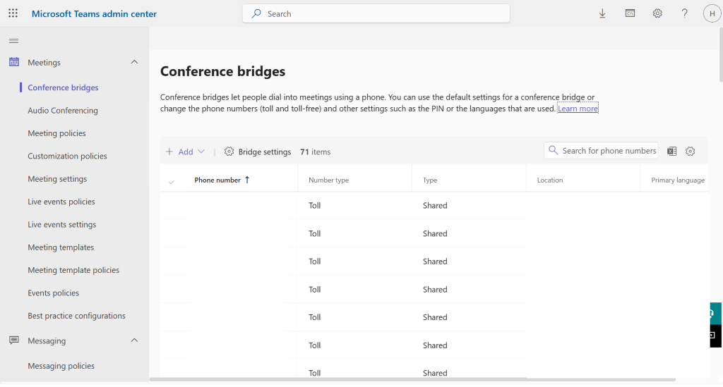 How do I setup Audio Conferencing for Teams - Microsoft Q&A